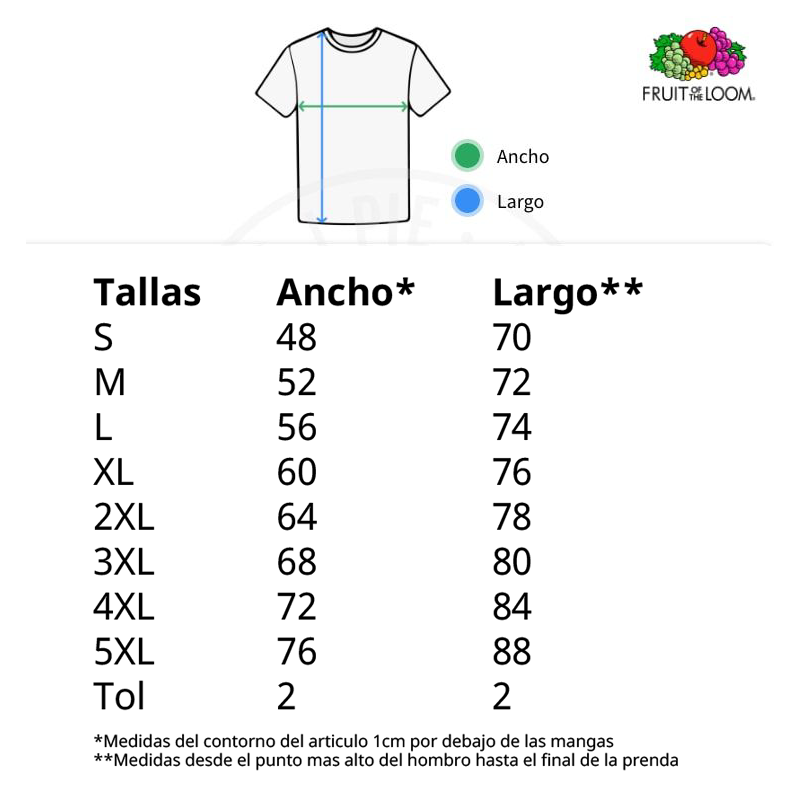 Talla Polo HOmbre